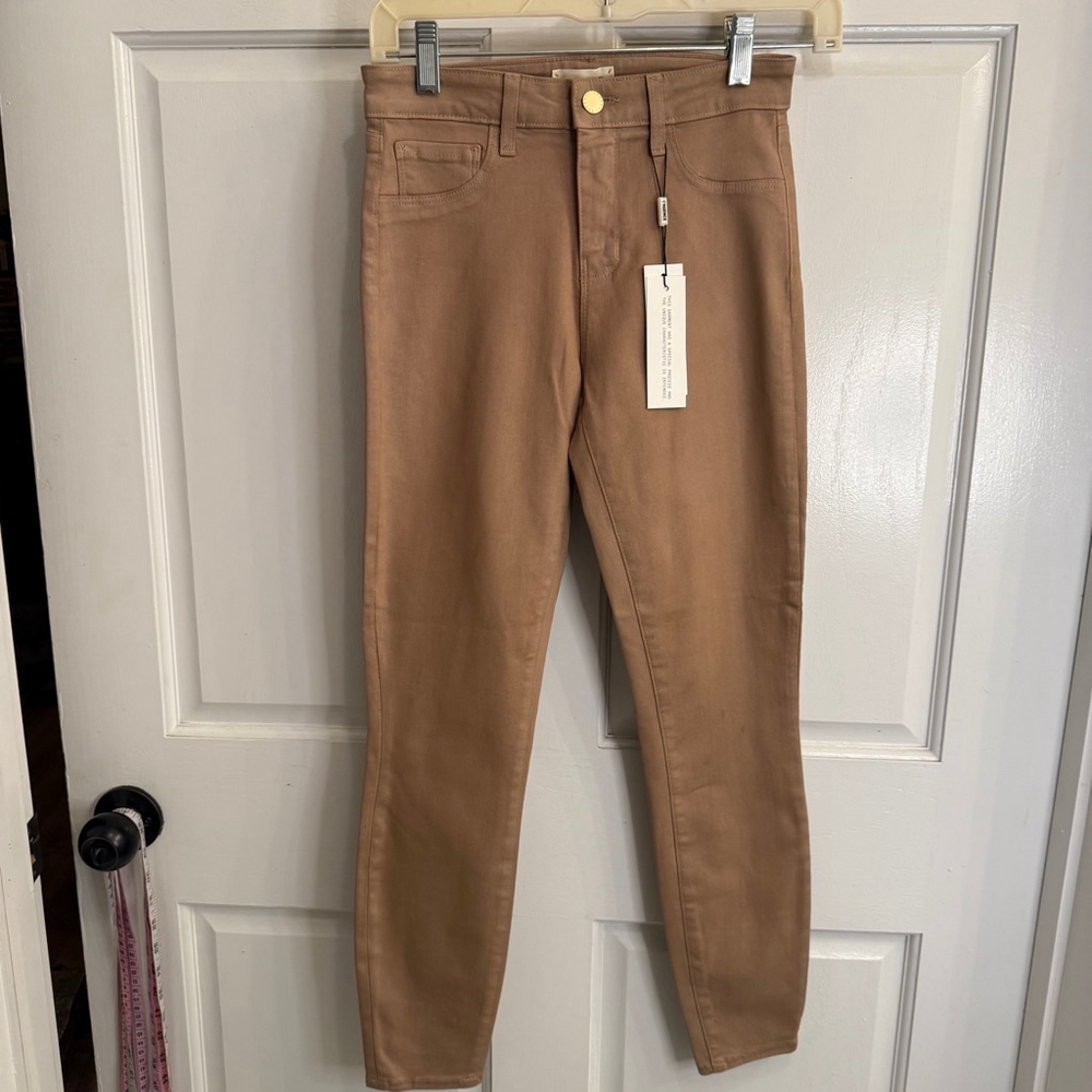 Women's L’Agence Pants, Size 24, Camel
